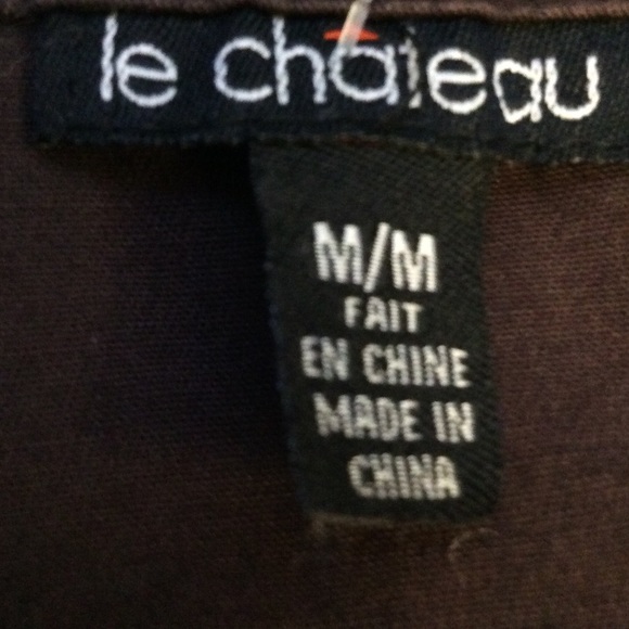 Brown Le Chateaux cropped cotton 1/2 sleeve jacket - Picture 11 of 13